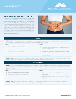The Skinny on Fad Diets