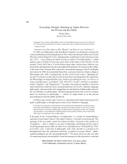 this PDF file - College of Education Journals