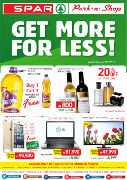 Get 1 - SPAR Nigeria