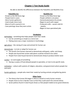 Chapter 1 Test Study Guide