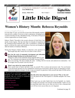 Little Dixie Digest - Little Dixie Community Action Agency