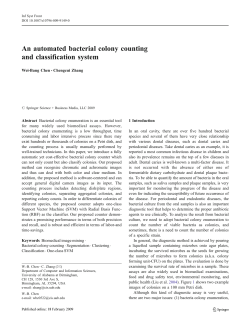 An automated bacterial colony counting and classification system