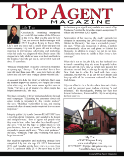 Lily Tran - Top Agent Magazine