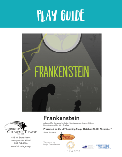 Frankenstein - Lexington Children`s Theatre