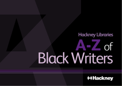 A-Z of black writers