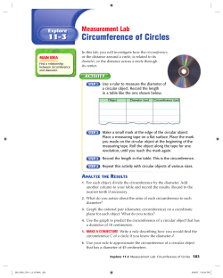 Circumference of Circles
