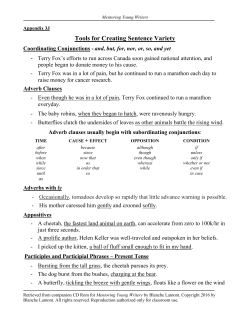 Tools for Creating Sentence Variety
