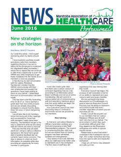 June - Manitoba Association of Health Care Professionals