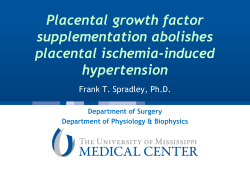 Placental growth factor supplementation abolishes placental