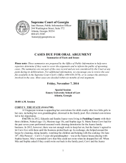 Supreme Court of Georgia - Emory Law