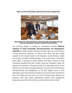 The ambitious project of creating an international standard National