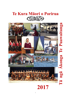 Student Handbook - Te Kura Māori o Porirua
