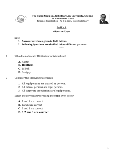 B. Bentham D. 1,2 and 3 are correct