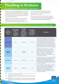Flooding in Brisbane - Brisbane City Council