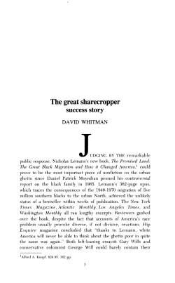 The great sharecropper success story