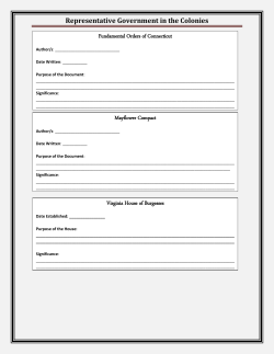 Fundamental Orders of Connecticut