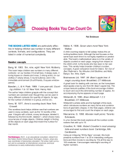 Choosing Books You Can Count On