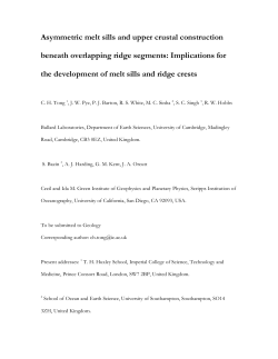 Upper crustal constraints on duelling propagation