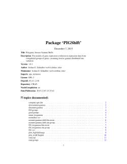 Package `PIGShift`