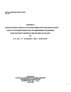 ATOLL RESEARCH BULLETIN NO. 377 CHAPTER 13