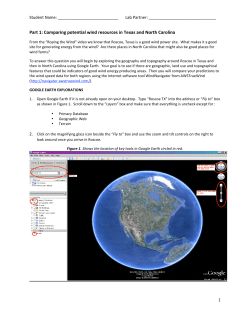 Part 1: Comparing potential wind resources in Texas and