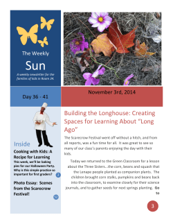 Inside Building the Longhouse: Creating Spaces for Learning About