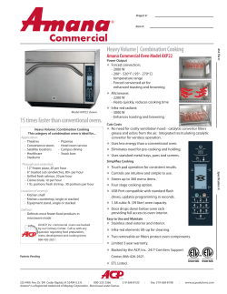 Heavy Volume | Combination Cooking 15 times faster than