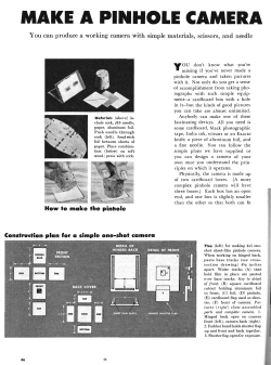 make a pinhole camera