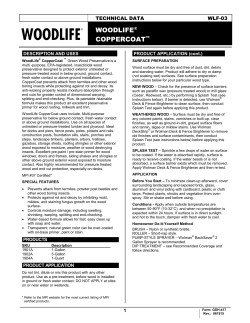 Wolman Woodlife Copper Coat TDS - Rust