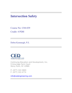 Intersection Safety