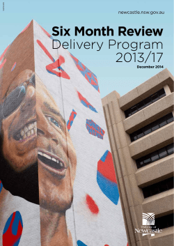 Six Month Review Delivery Program 2013/17
