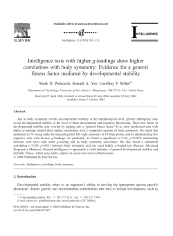 Intelligence tests with higher g-loadings show higher correlations