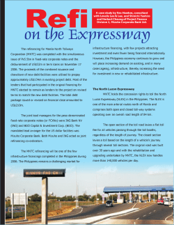 on the Expressway - Manila North Tollways Corporation