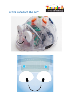 Getting Started with Blue-Bot - Bee-Bot