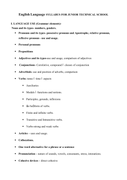 leCTURER IN English IN Jr Tech School