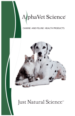 canine and feline health products