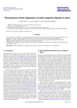 Photospheric Hanle diagnostic of weak magnetic dipoles in stars