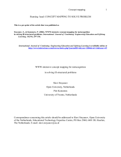 Instruction (prompts) on concept mapping for supporting learning to