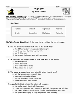 The Bet Questions