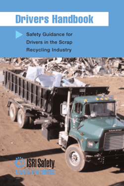 Drivers Handbook - Institute of Scrap Recycling Industries Inc
