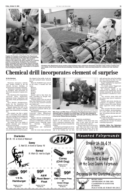 Chemical drill incorporates element of surprise