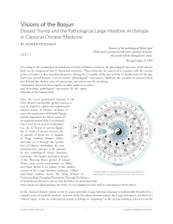 Part 1  - Classical Chinese Medicine