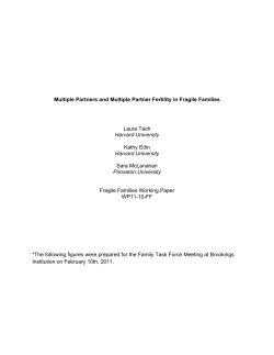 Multiple Partners and Multiple Partner Fertility in Fragile Families