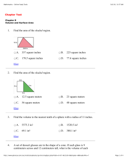 Mathematics - Online Study Tools