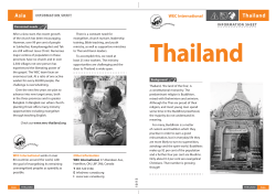 Thailand - WEC International