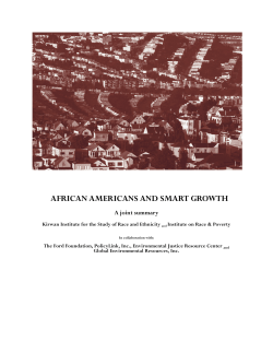 african americans and smart growth