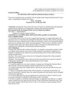 Use this form to file a local law wi