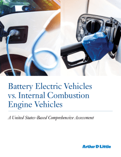 Battery Electric Vehicles vs. Internal Combustion Engine Vehicles