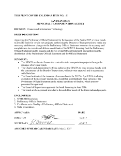 Staff Report PDF - San Francisco Municipal Transportation Agency