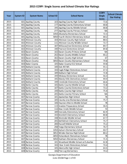 to view the 2015 School Climate Star Ratings